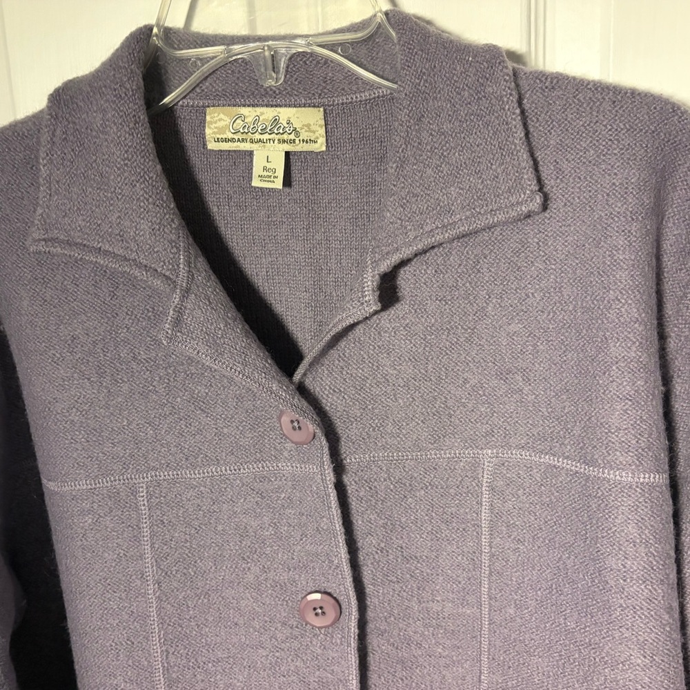 Cabela's Lavender Wool Jacket - image 3